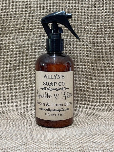 allyns soap co sparkle and shine room spray