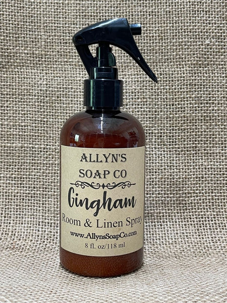 Allyns soap co gingham room spray