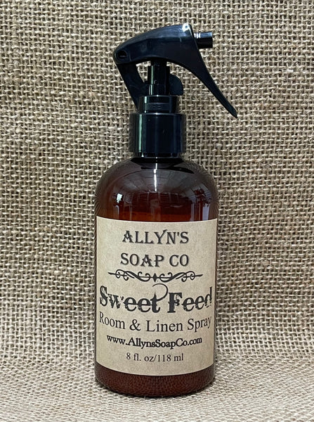 allyns soap co sweet feed room spray