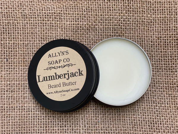allyns soap co lumberjack beard butter