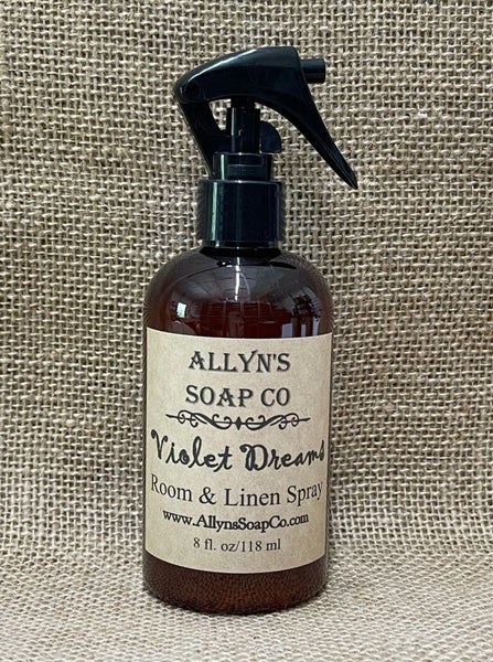 Allyns soap co violet dreams room spray 