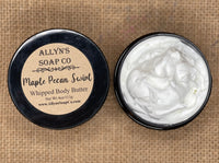 Allyns soap co maple pecan swirl whipped body butter
