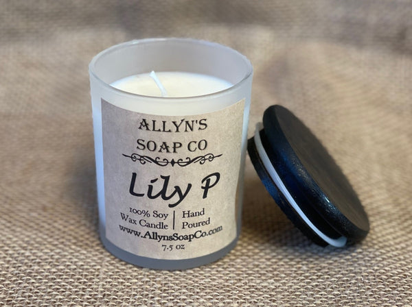 allyns soap co lilly p candle