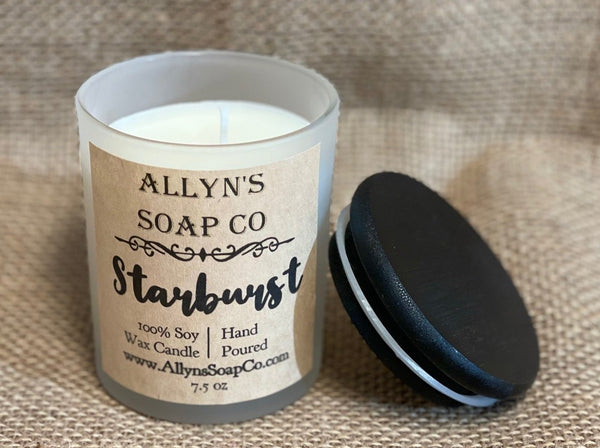 allyns soap co starburst candle