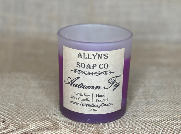Allyns Soap Co Autumn Fig Soy Candle