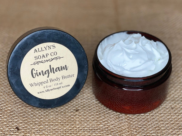 allyns soap co gingham whipped body butter