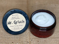 Allyns Soap Co mr grinch sugar scrub