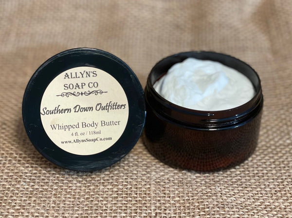 allyns soap co southern down outfitters whipped body butter