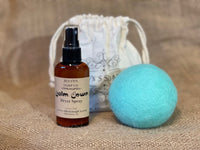 Allyns Soap Co Calm Down Dryer Ball and Dryer Spray