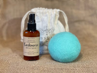Allyns Soap Co Cashmere Dryer ball and dryer spray