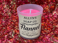 Allyns soap co Flannel Candle