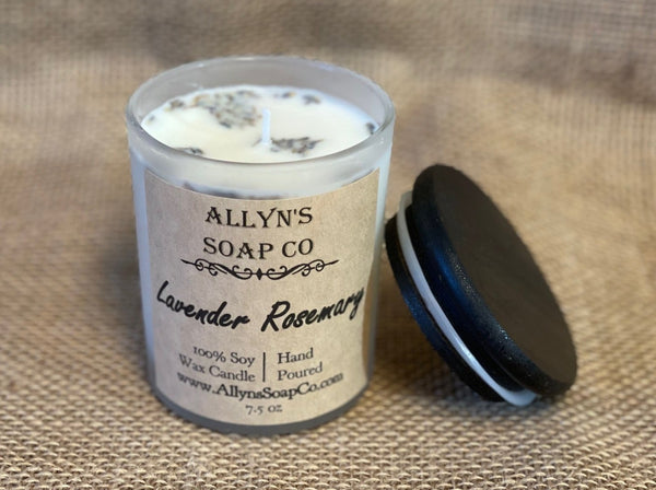 allyns soap co lavender soy candle