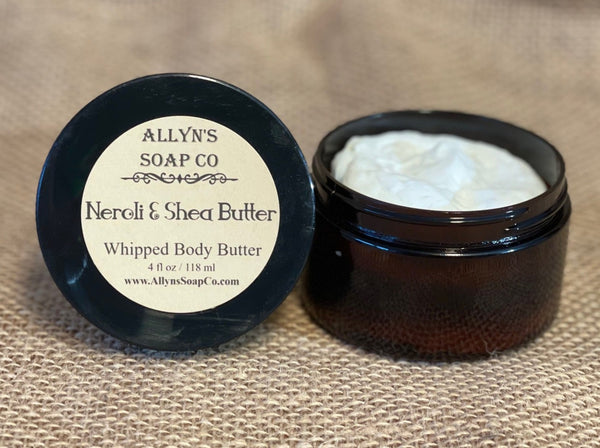 allyns soap co neroli and shea butter whipped body butter