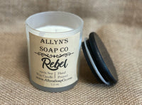 allyns soap co  Rebel candle