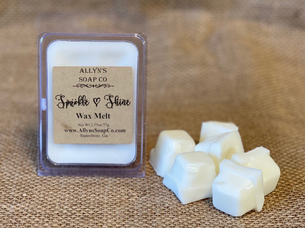 allyns soap co sparkle and shine wax melt
