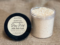 allyns soap co stay wild milk bath soak