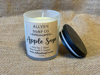 Allyns Soa Co Apple Sage Soy wax candle