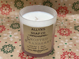 Frosted Cranberry Soy Wax Candle