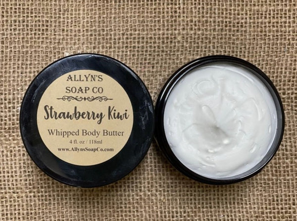 allyns soap co strawberry kiwi whipped body butter