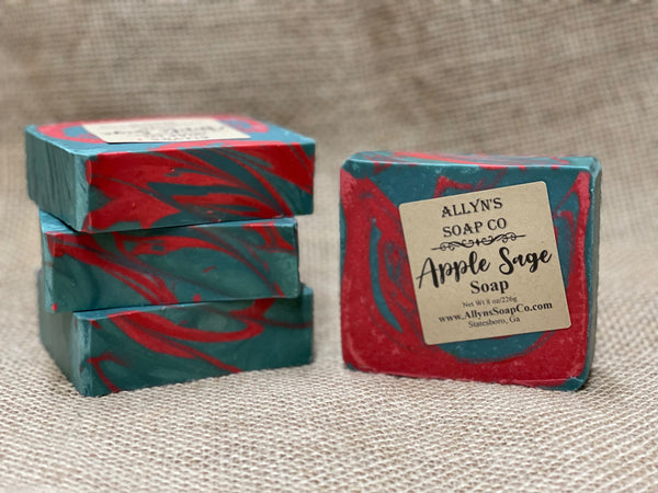 Allyns Soap Co Apple Sage Bar Soap