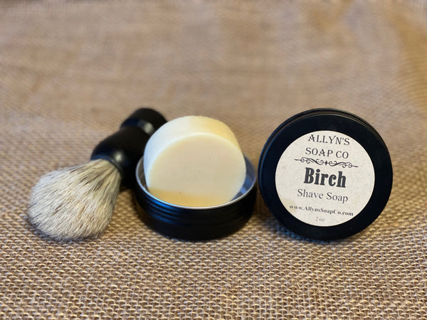 Allyns Soap Co Birch Shave Soap