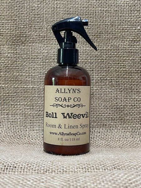 Allyns Soap Co Boll Weevil Room and Linen Spray