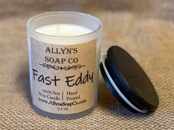 allyns soap co fast eddy soy candle