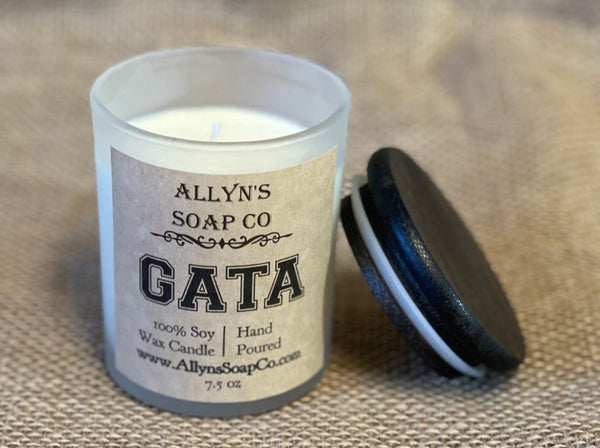 allyns soap GATA soy candle