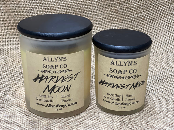 allyns soap co harvest moon candle