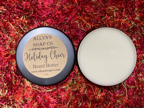 Allyns soap co holiday cheer beard butter