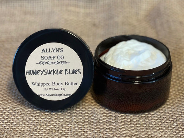 allyns soap co honeysuckle blues whipped body butter