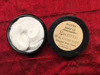 allyns soap co frosted cranberry whipped body butter