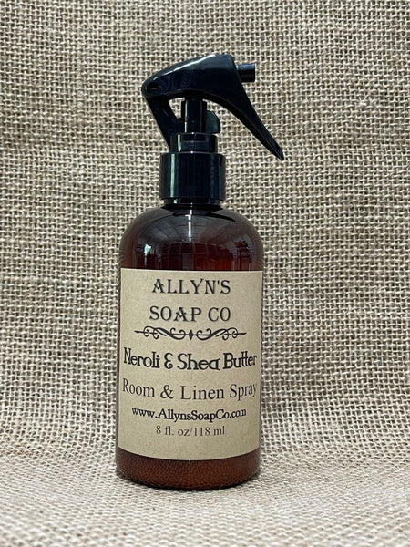 allyns soap co neroli and shea butter room spray