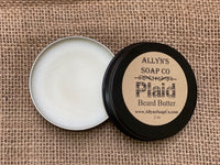 allyns soap co PLaid beard butter