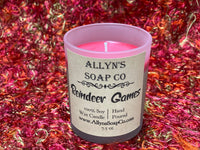 Allyns soap co reindeer games candle