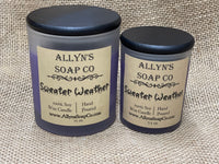 allyns soap co sweater weather candle