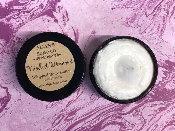 allyns soap co violet dreams whipped body butter