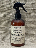 allyns soap co warm vanilla sugar room spray