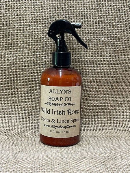 allyns soap co wild irish rose room spray